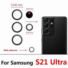 Samsung Galaxy S21 Ultra Camera Glass Lens Replacement - 3 Pcs Set