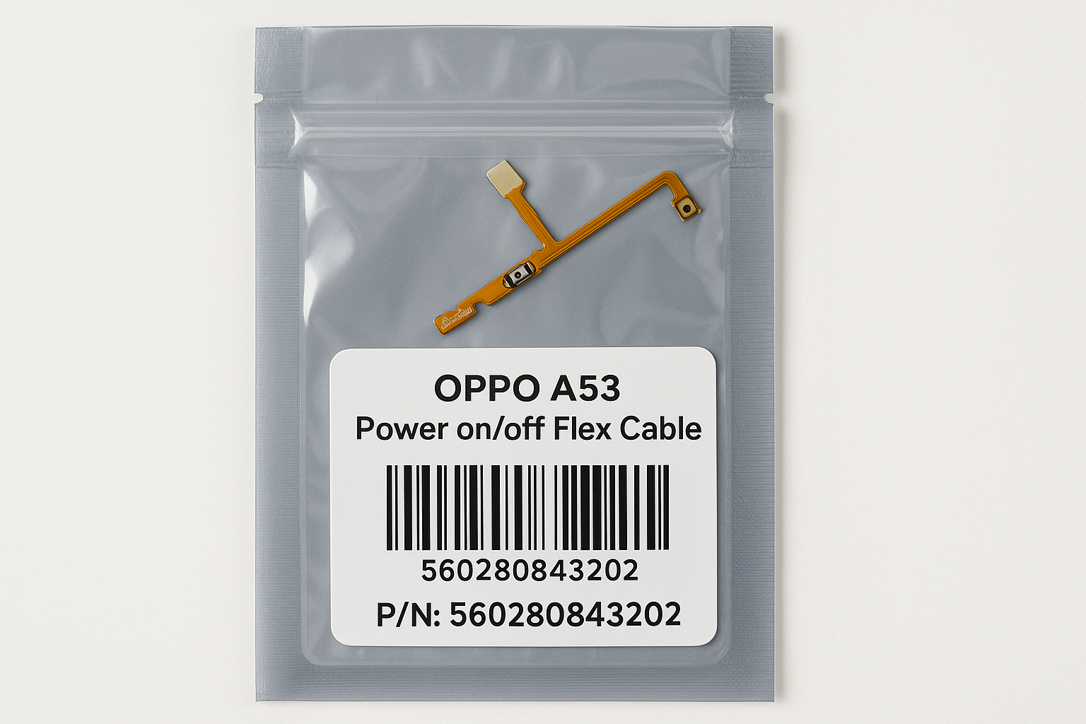 Oppo A53 Power Flex Cable - Professional Packaging