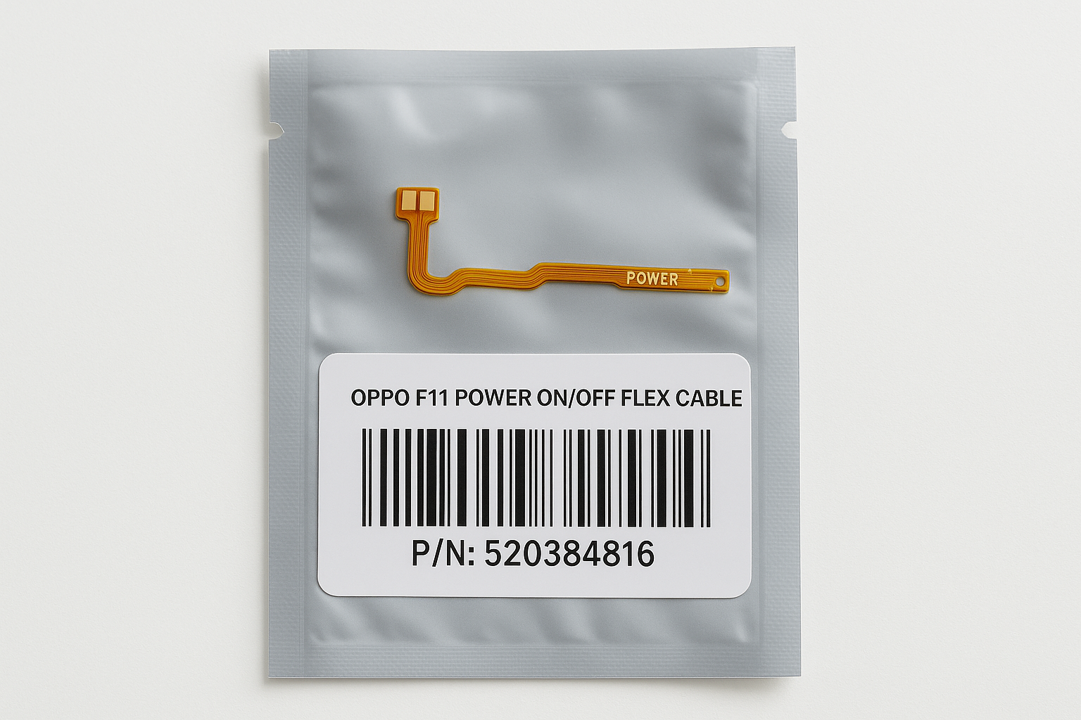 Oppo F11 Power Flex Cable - Professional Packaging