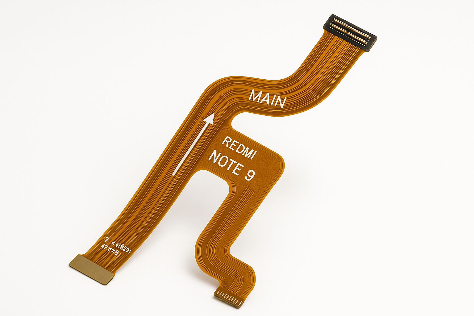 Redmi Note 9 Main Flex Cable Angled View