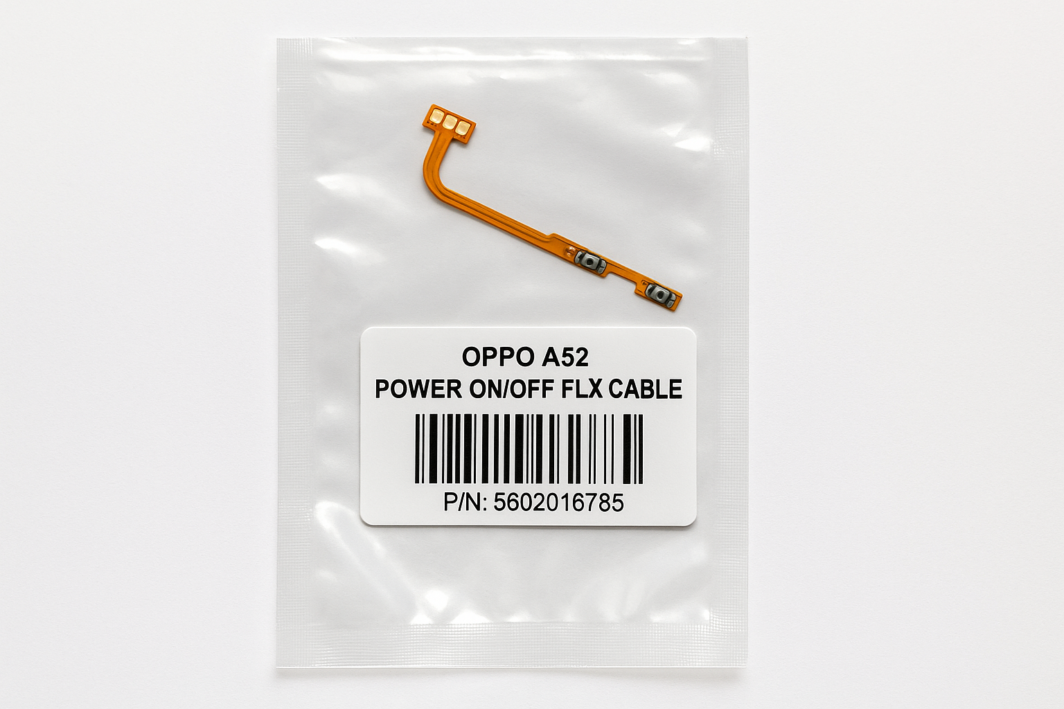 Oppo A52 Power Flex Cable - Professional Packaging