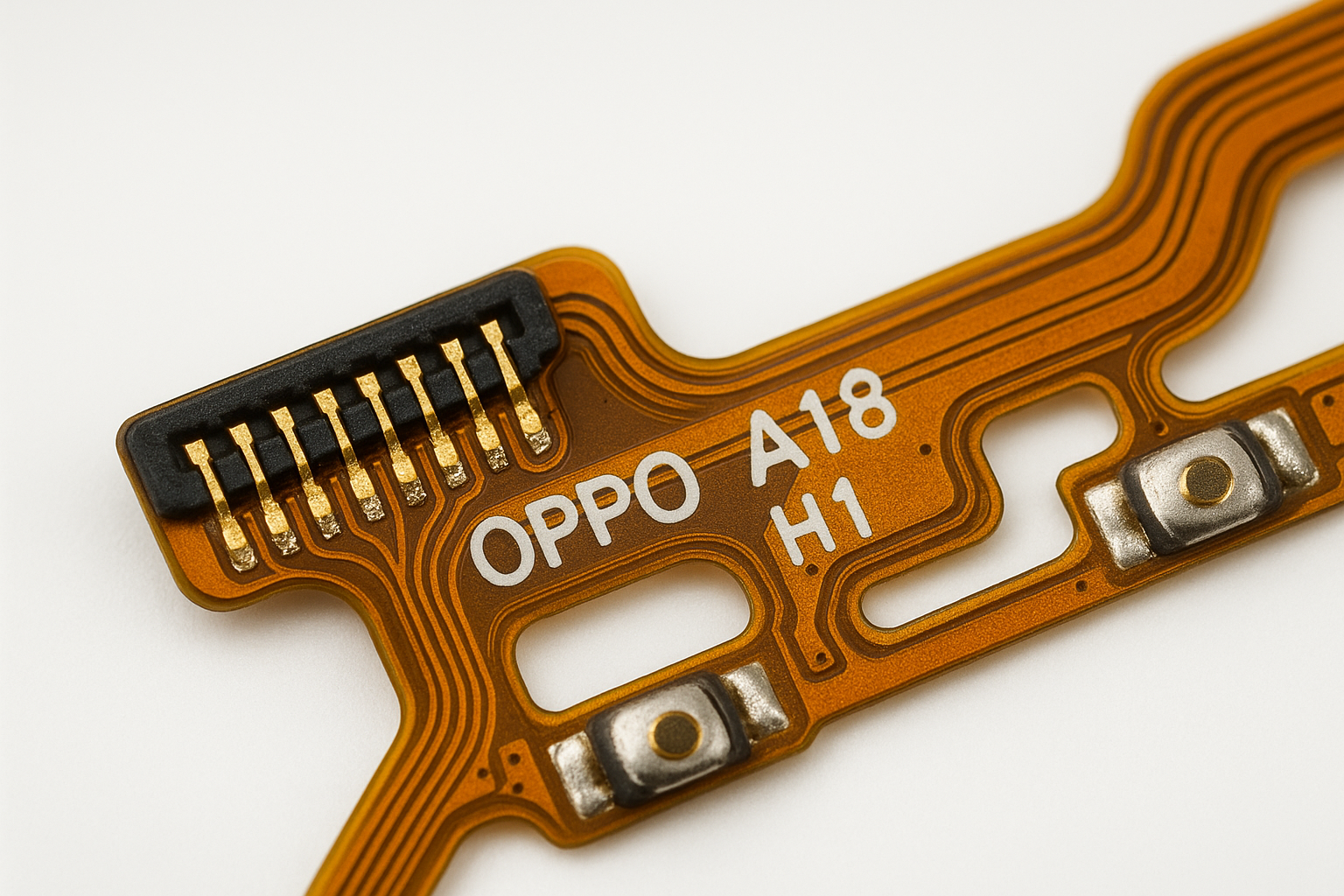 Oppo A18 Power Flex Cable - Connector Detail