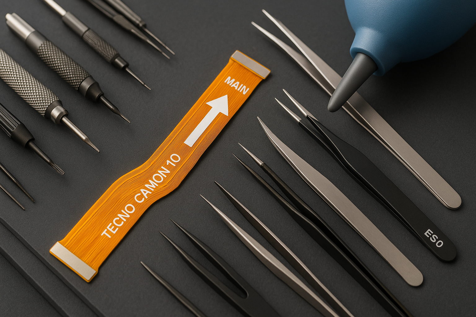 Tecno Camon 19 Main Flex Cable - Workshop Setting