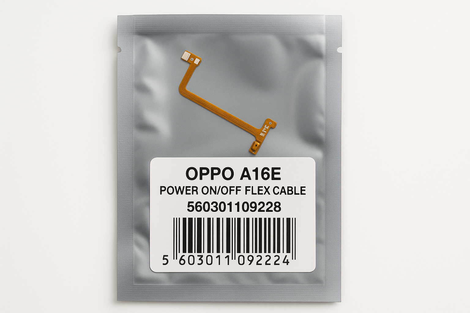 Oppo A16E Power Flex Cable - Professional Packaging