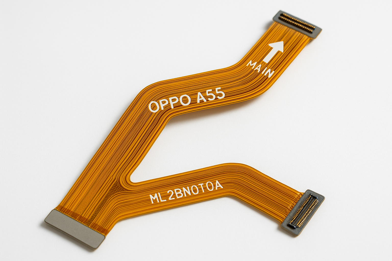 Oppo A55 Main Flex Cable Angled View