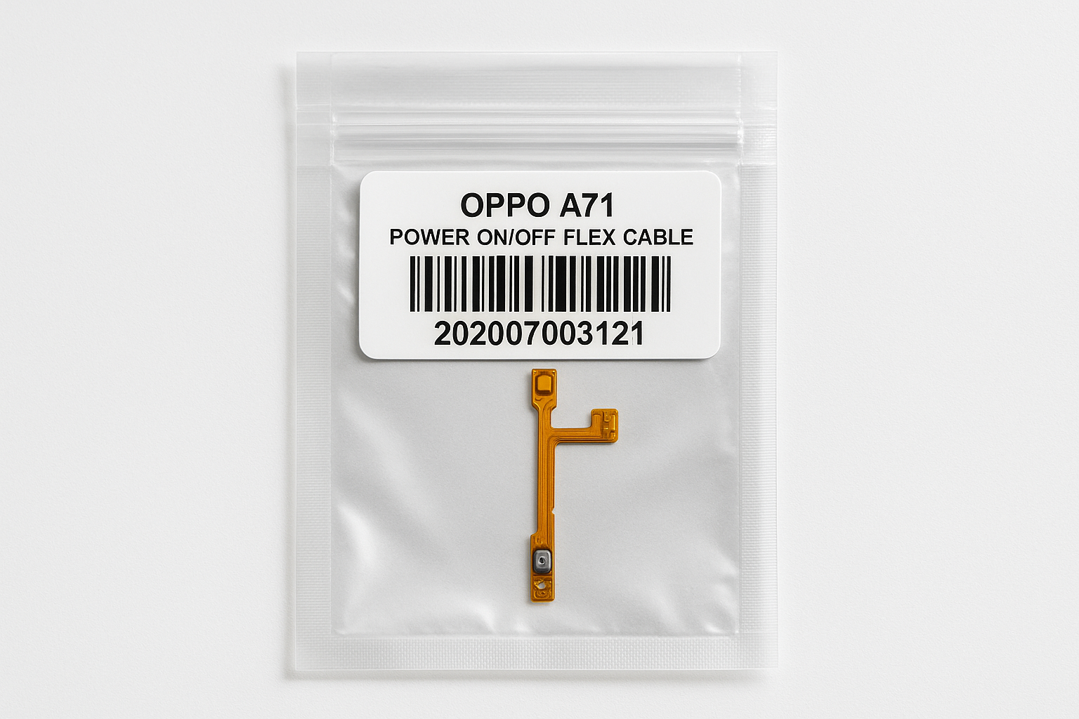 Oppo A71 Power Flex Cable - Professional Packaging
