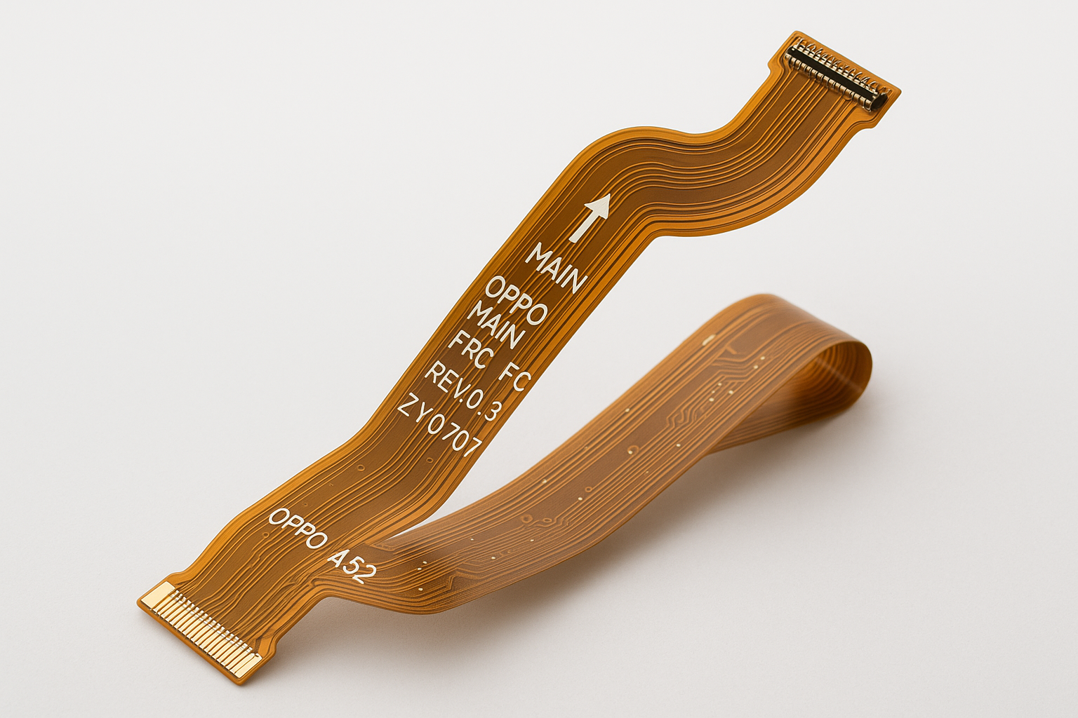 Oppo A52 Main Flex Cable Angled View