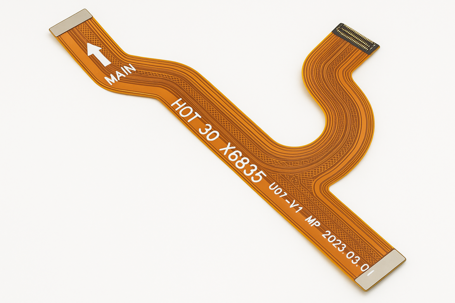 Infinix Hot 30 X6835 Main Flex Cable Angled View