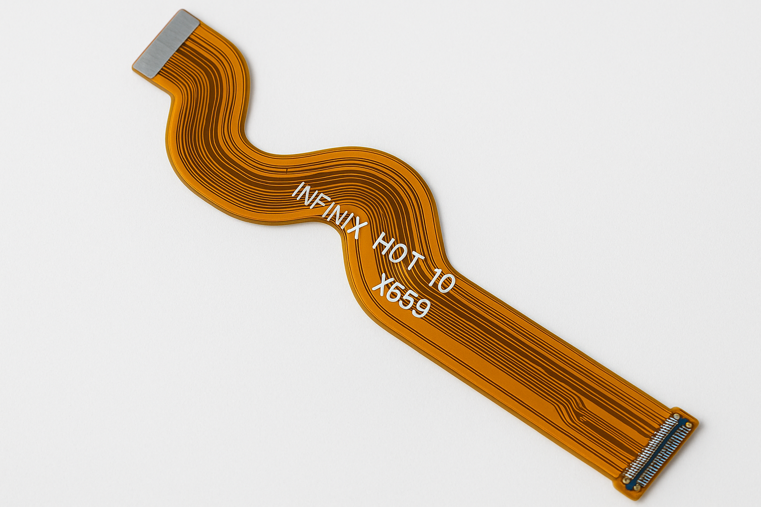 Infinix Hot 10 X659 Main Flex Cable Angled View