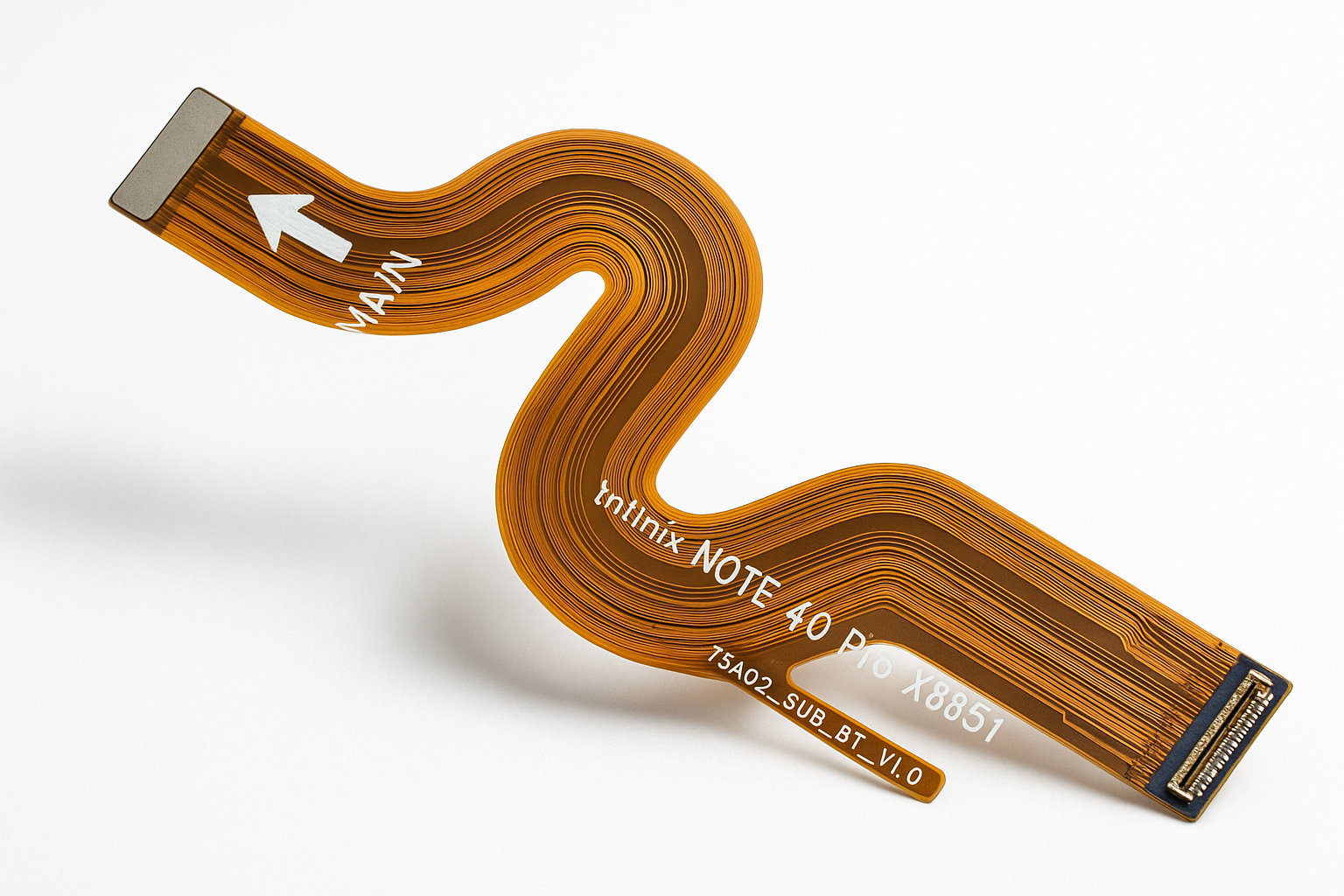 Infinix Note 40 Pro X6851 Main Flex Cable Angled View