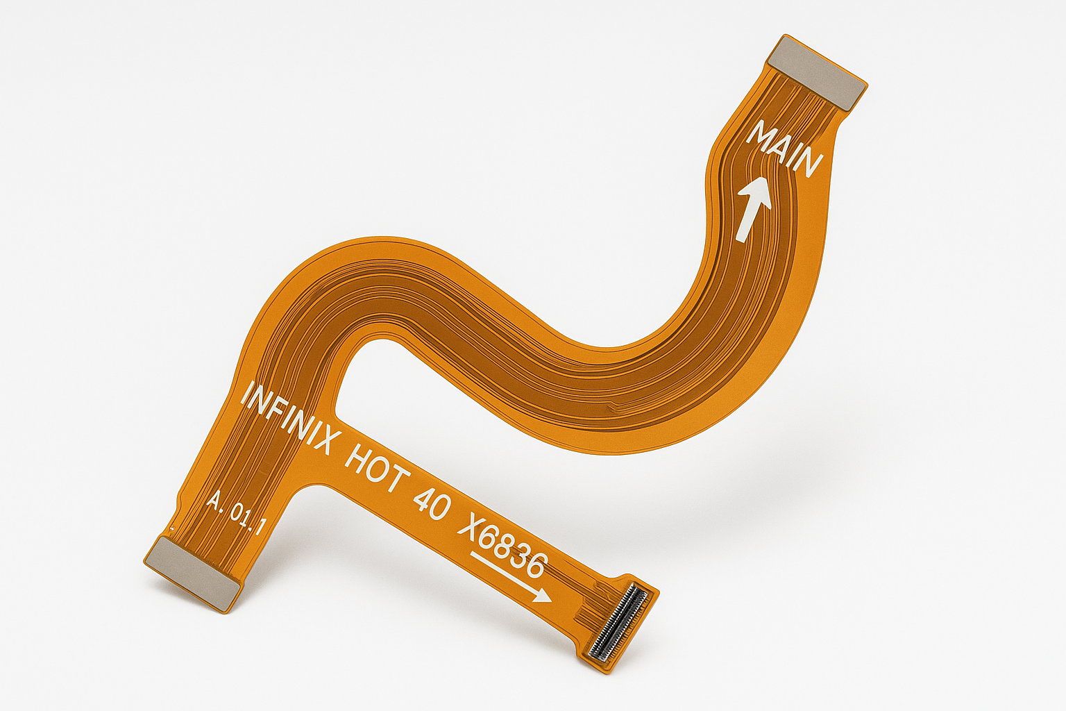 Infinix Hot 40 X6836 Main Flex Cable Angled View