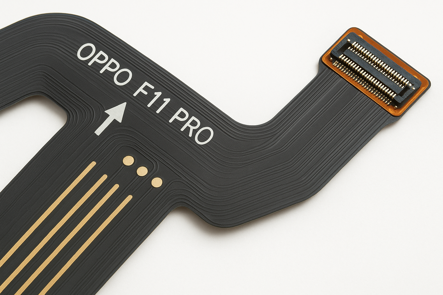 Close-up of Oppo F11 Pro Main Flex Cable Connectors