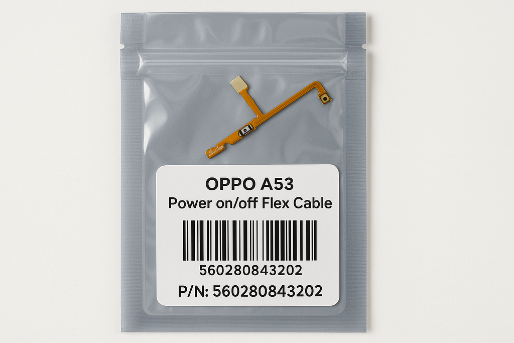 Oppo A53 Power Flex Cable - Professional Packaging
