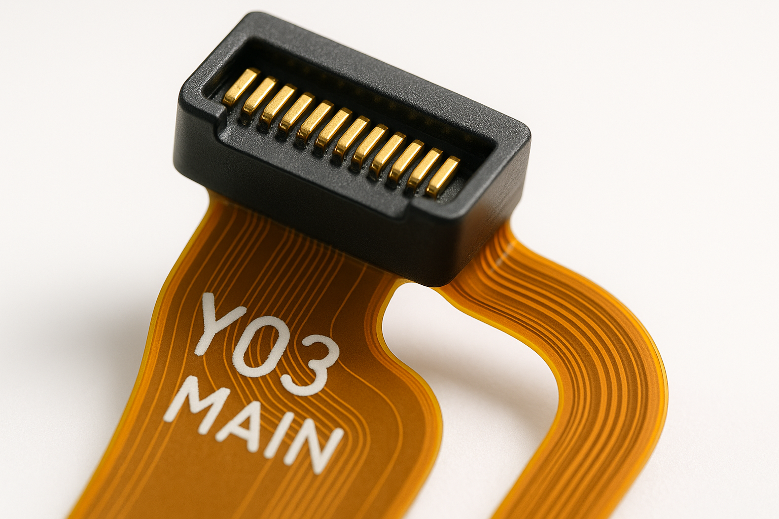 Y03 Main Flex Cable - Connector Close-up