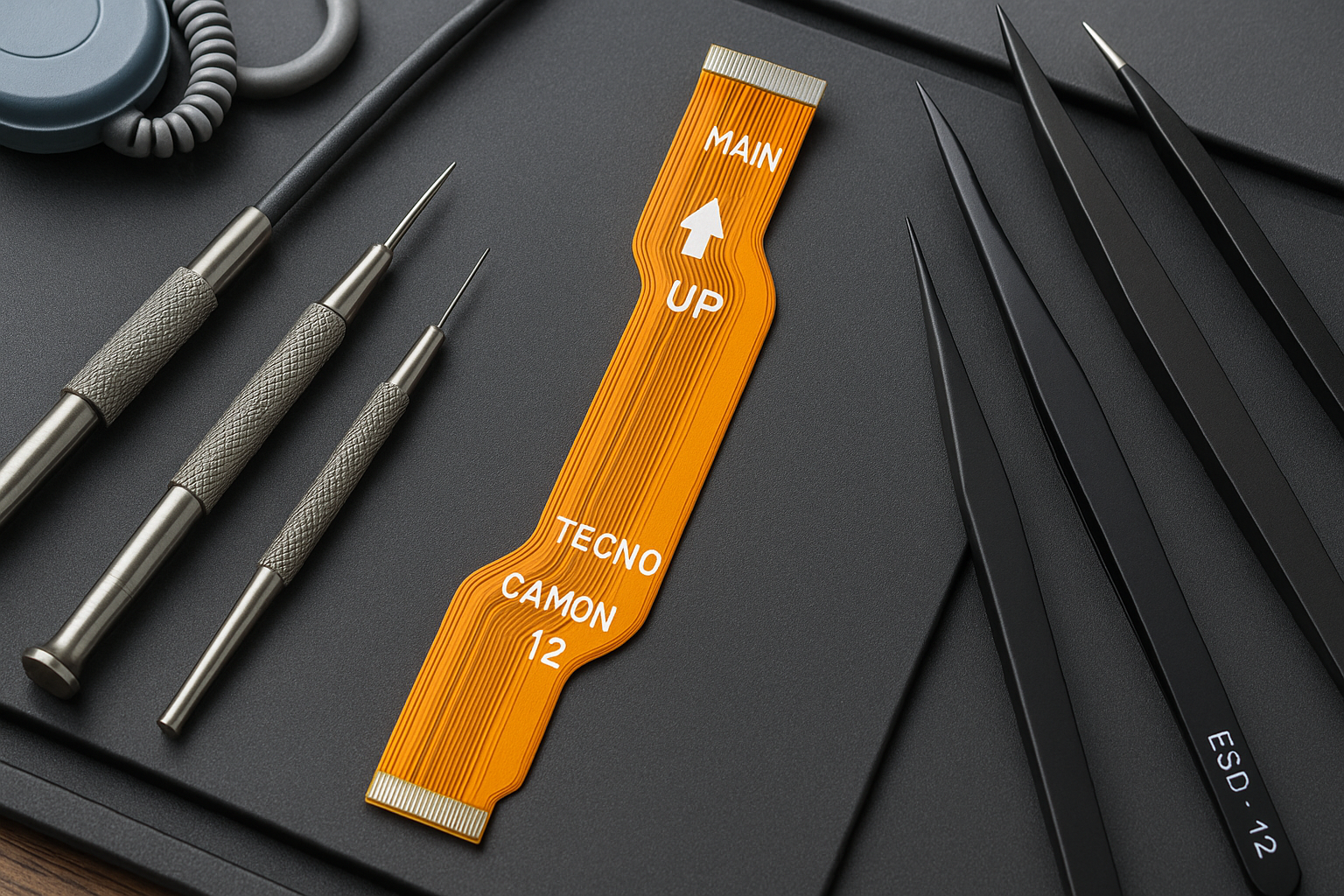 Tecno Camon 12 Main Flex Cable - Workshop Setting