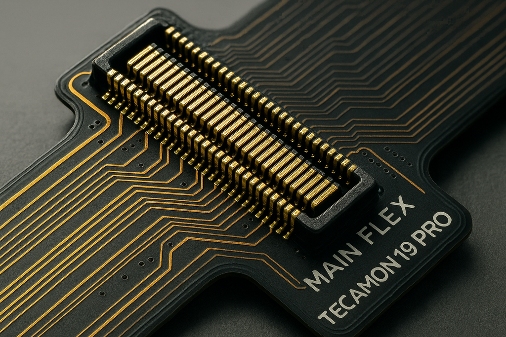 Tecno Camon 19 Pro Main Flex Cable - Detailed Close-up