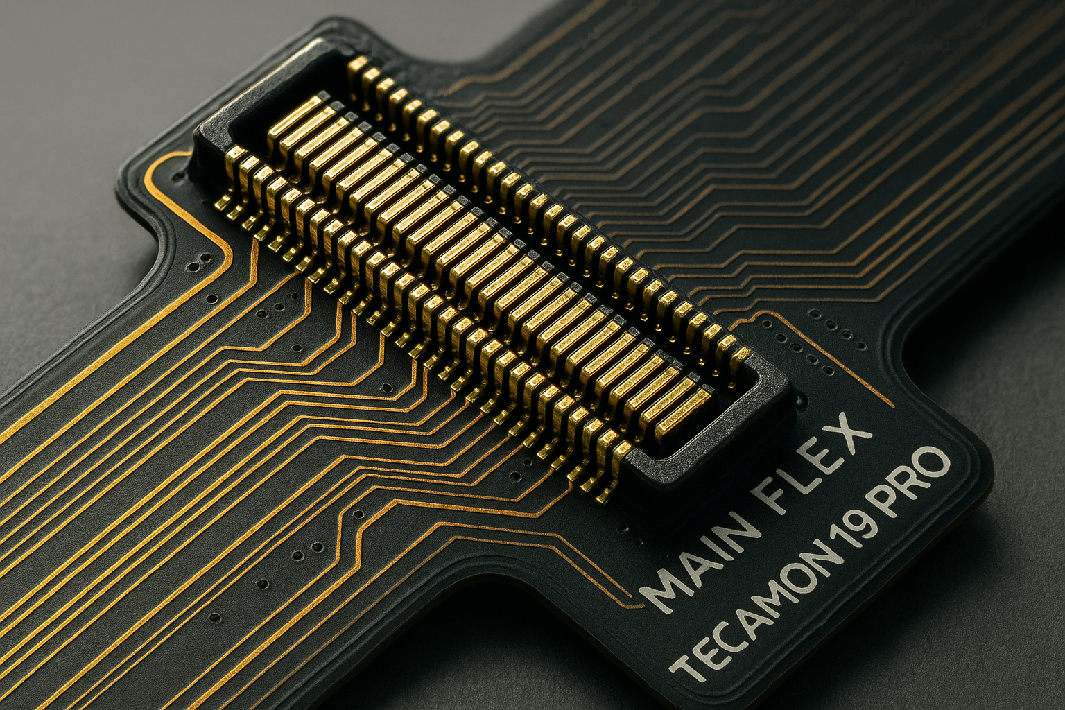 Tecno Camon 19 Pro Main Flex Cable - Detailed Close-up