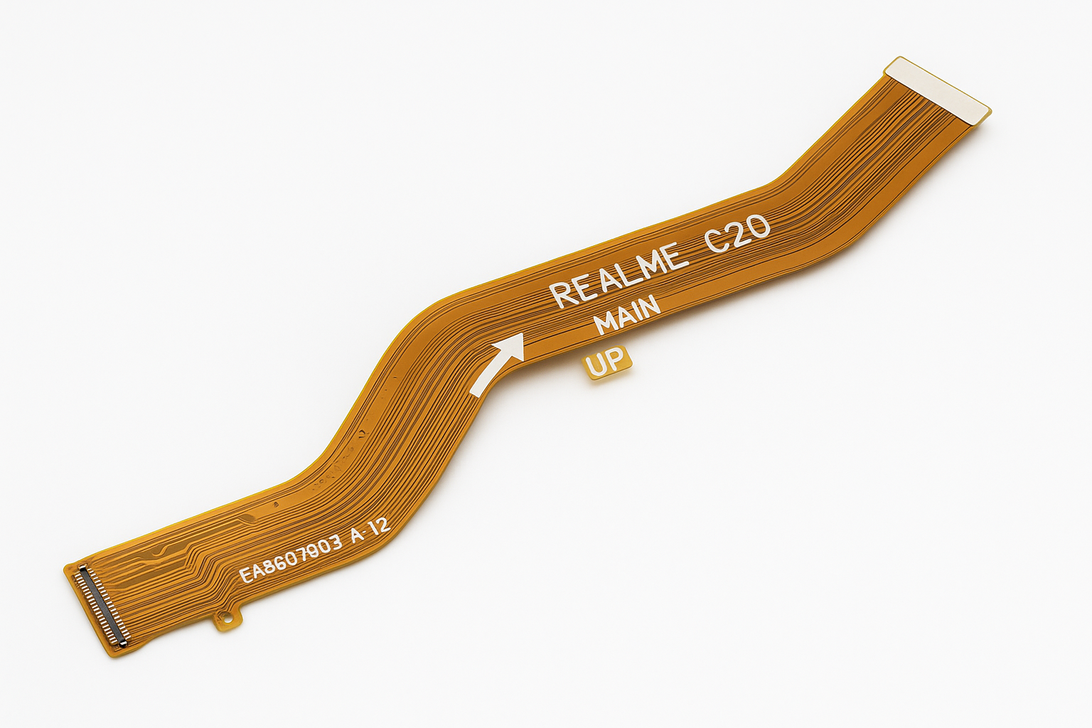 Realme C20 Main Flex Cable Angled View