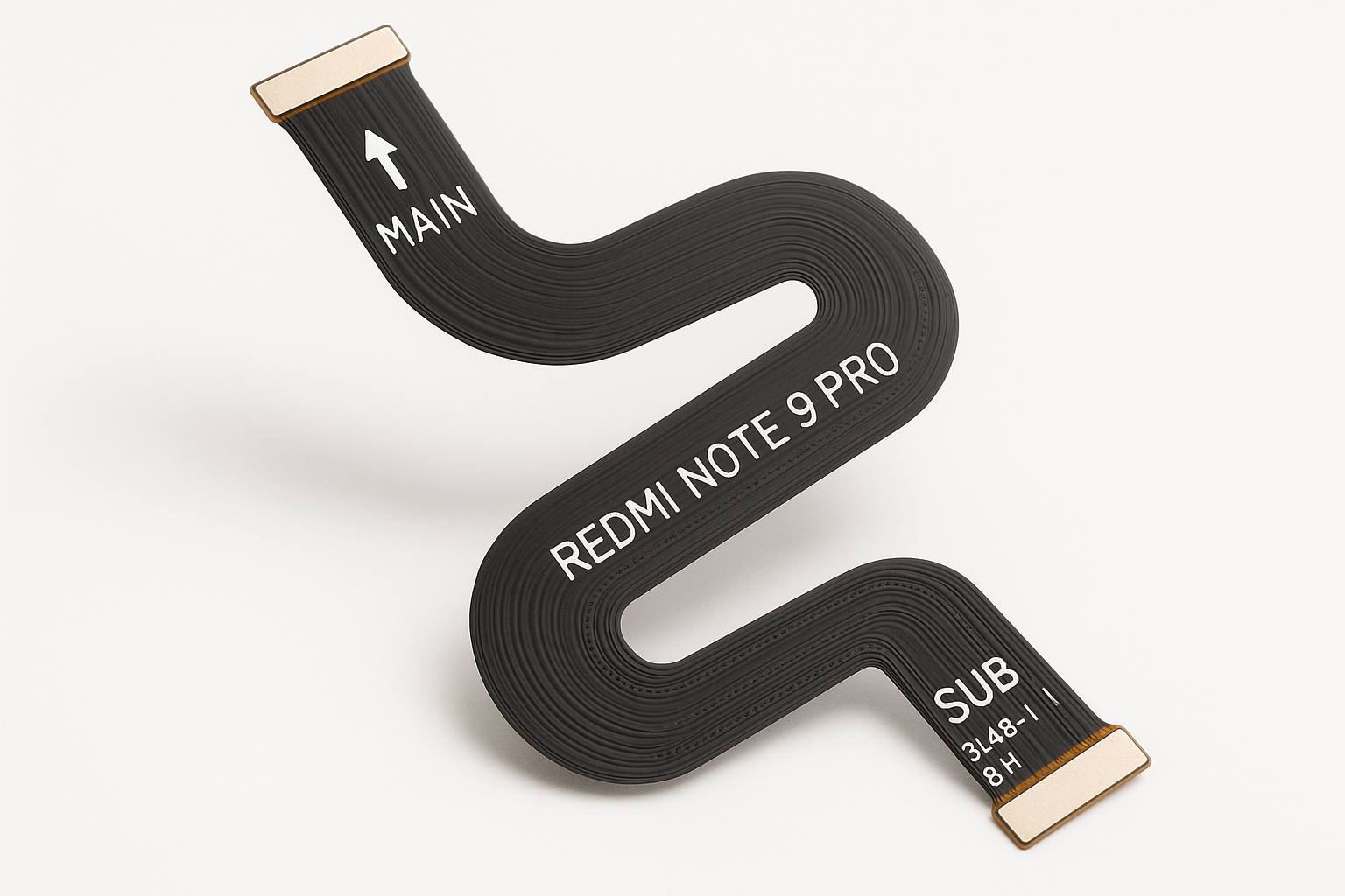 Redmi Note 9 Pro Main Flex Cable Angled View