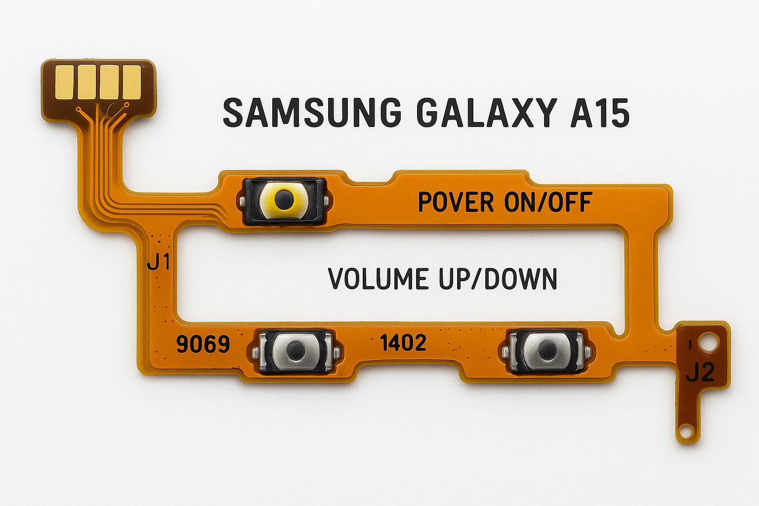 Samsung A15 Power Volume Flex Cable
