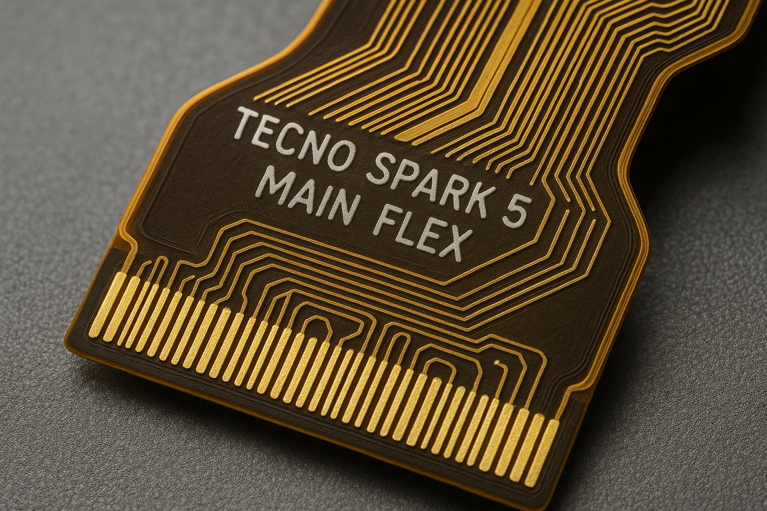 Tecno Spark 5 Lite Main Flex Cable - Detailed Close-up