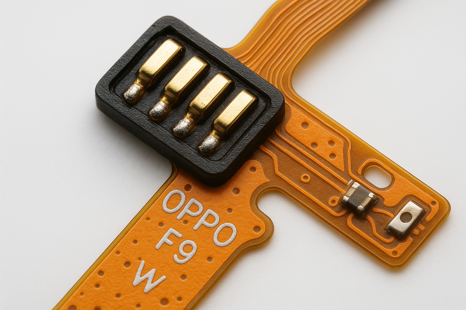 Oppo F9 Power Flex Cable - Connector Detail