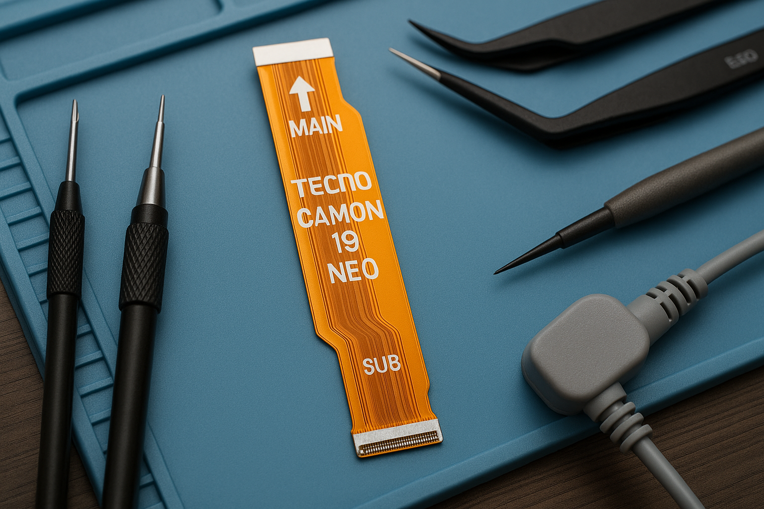 Tecno Camon 19 Neo Main Flex Cable - Workshop Setting