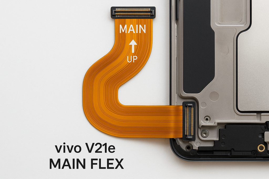 Vivo V21E Flex Cable Installation View
