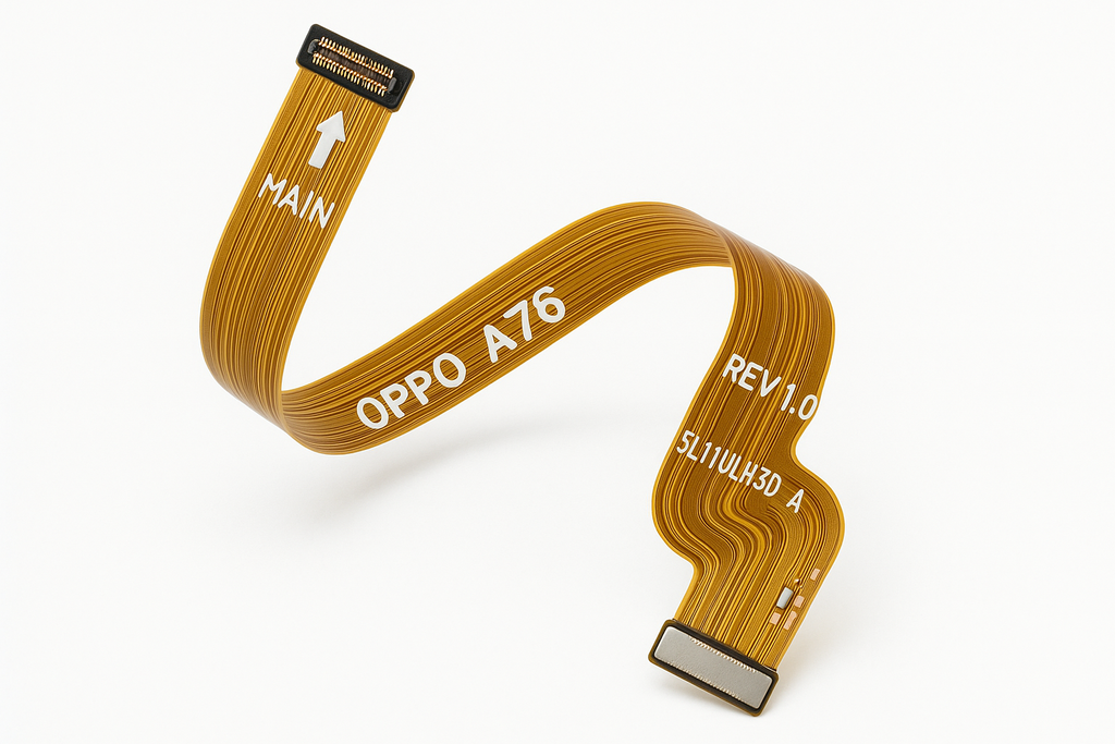 Oppo A76 Main Flex Cable Angled View