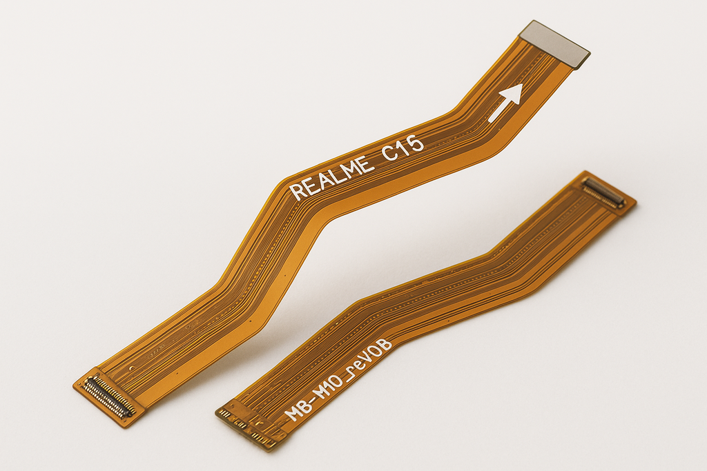 Realme C15 Main Flex Cable Angled View