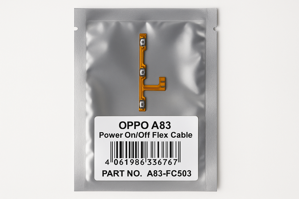 Oppo A83 Power Flex Cable - Professional Packaging