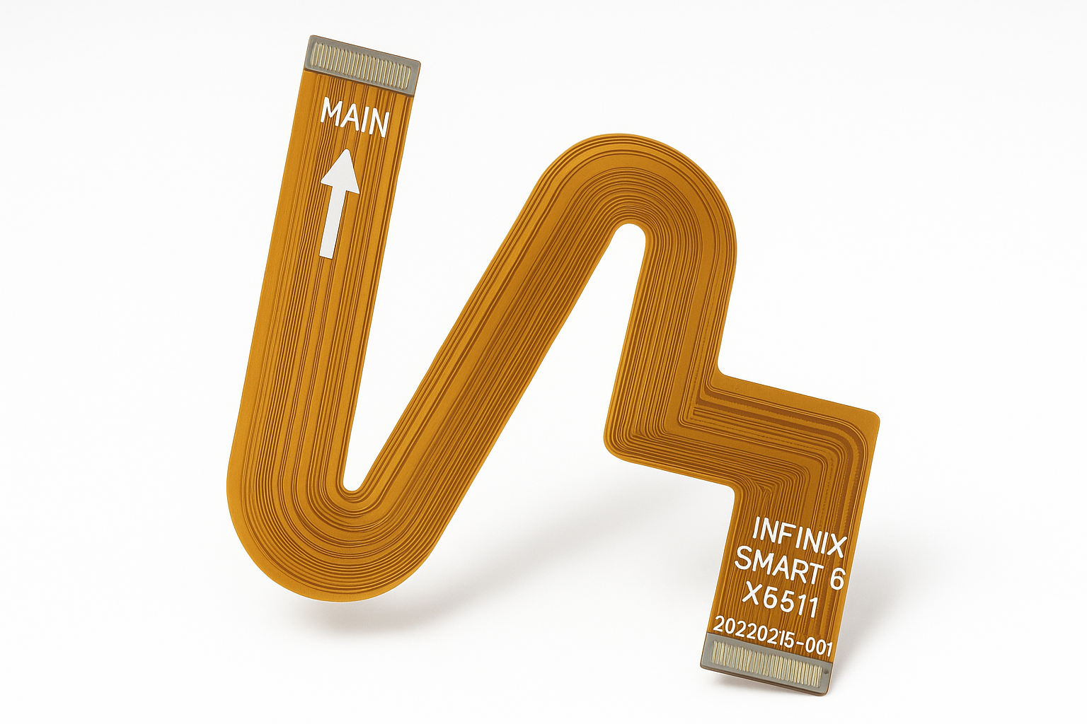 Infinix Smart 6 X6511 Main Flex Cable Angled View