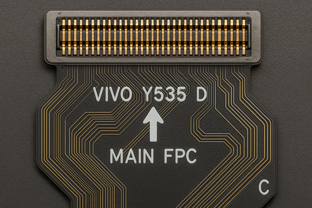 Vivo Y53S Main Flex Cable - Detailed Close-up