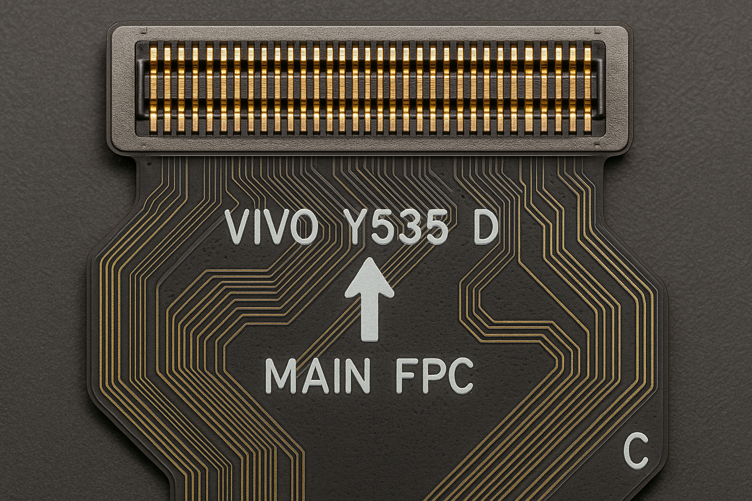 Vivo Y53S Main Flex Cable - Detailed Close-up