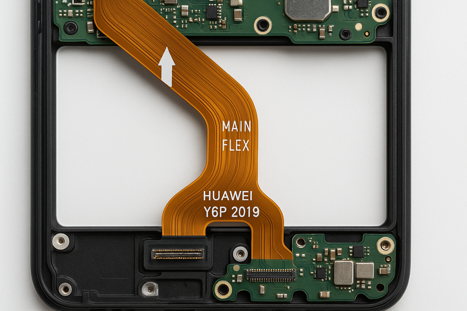 Huawei Y6P 2019 Flex Cable Installation View