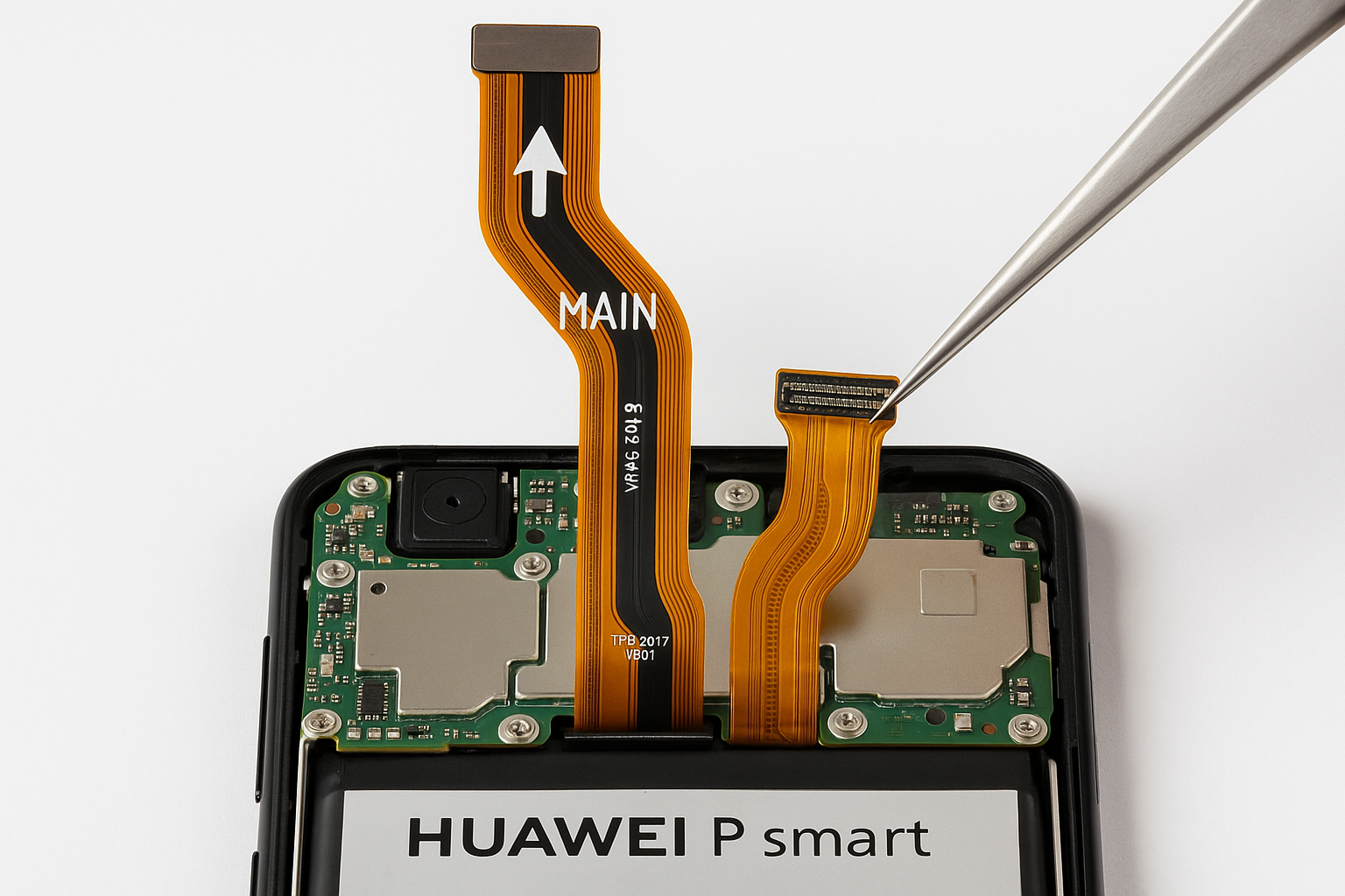 Huawei P Smart Flex Cable Installation View