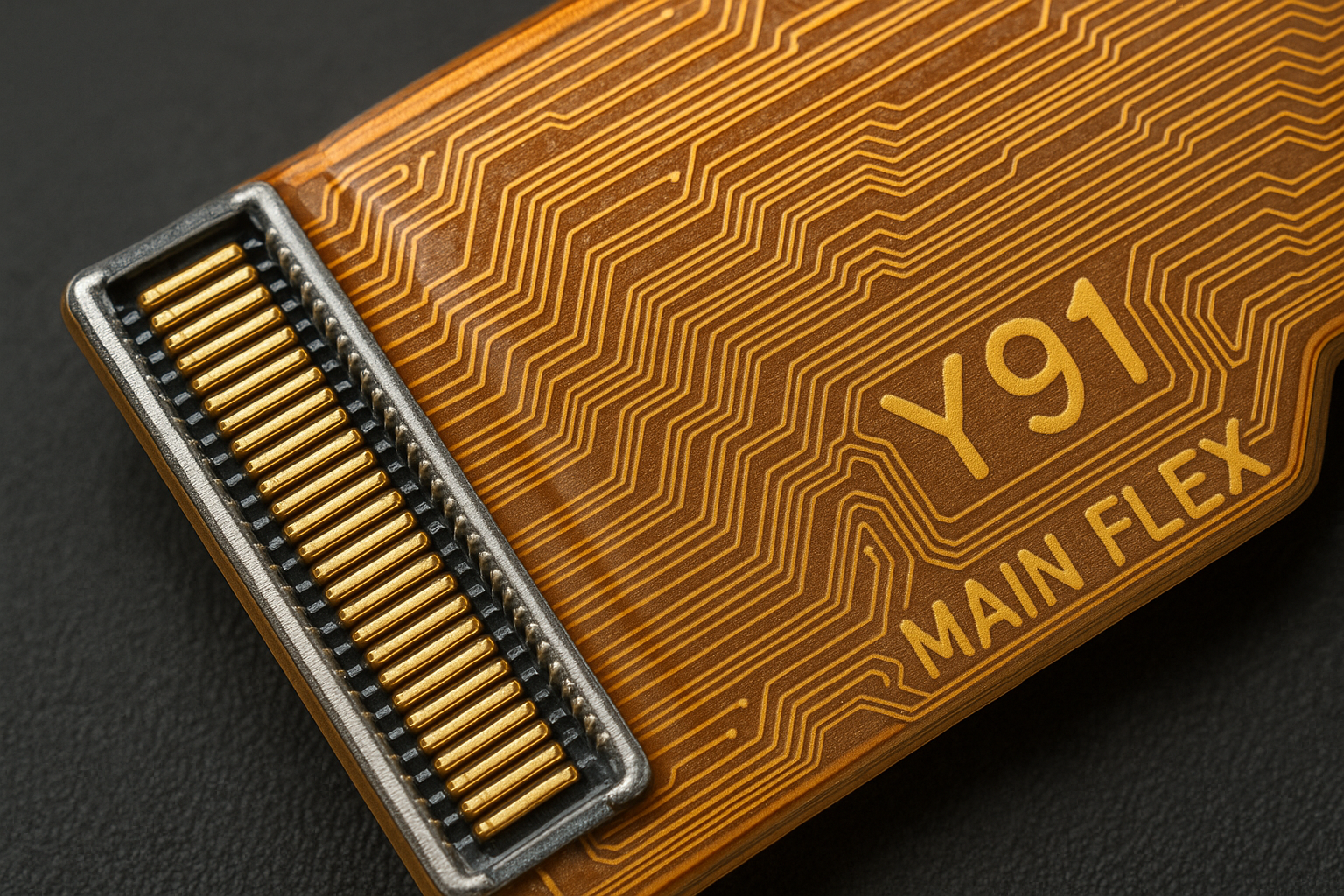Vivo Y91 Main Flex Cable - Detailed Close-up