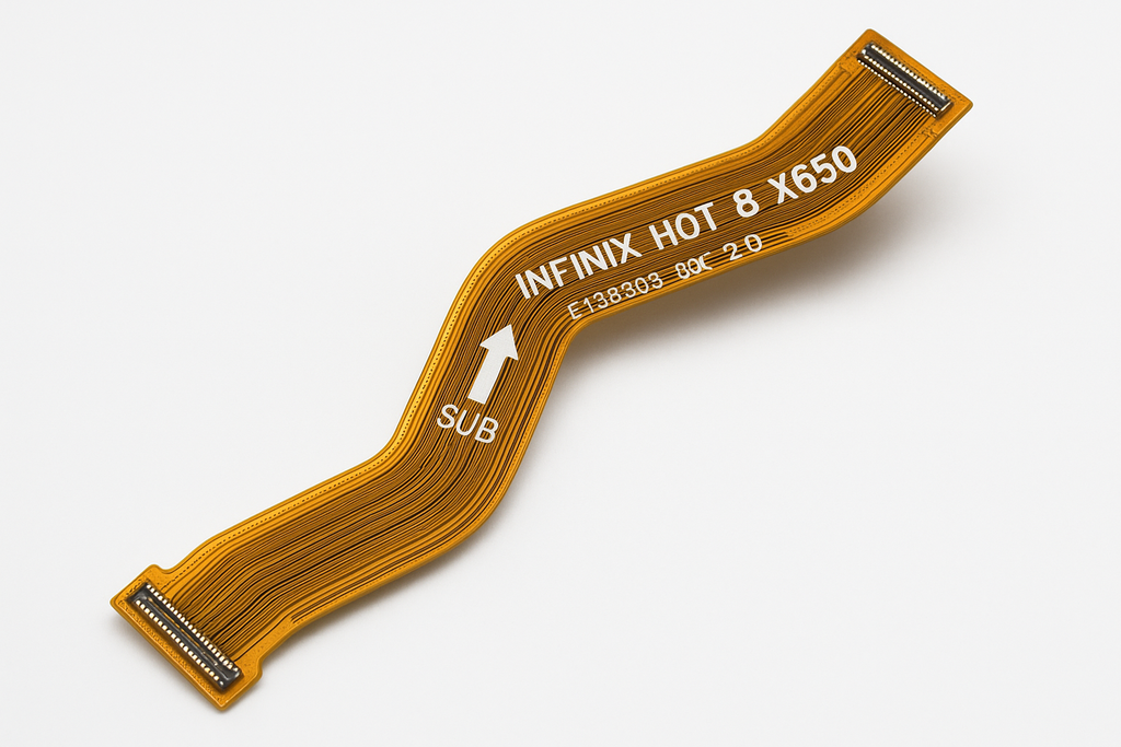 Infinix Hot 8 X650 Main Flex Cable Angled View