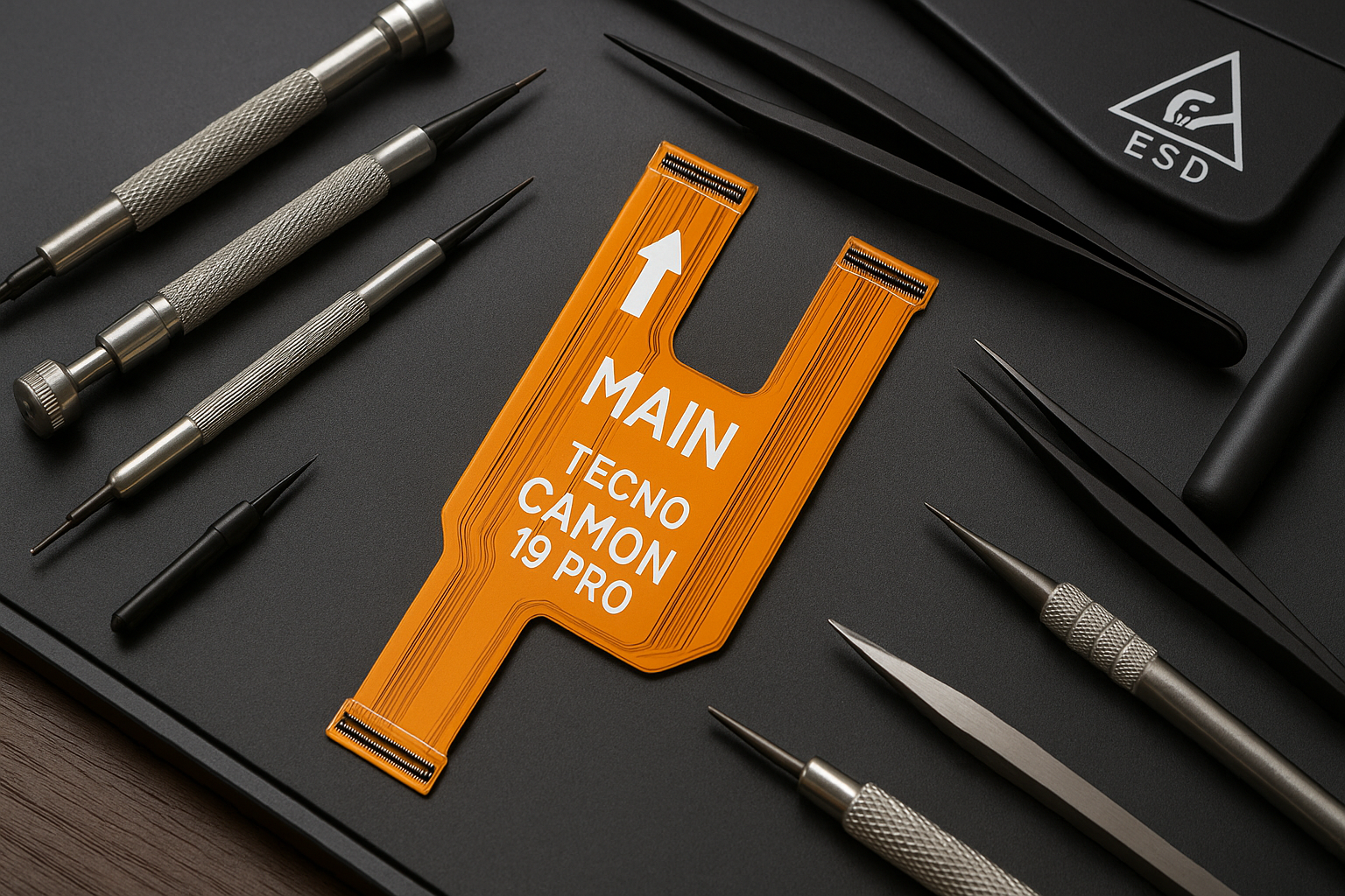 Tecno Camon 19 Pro Main Flex Cable - Workshop Setting