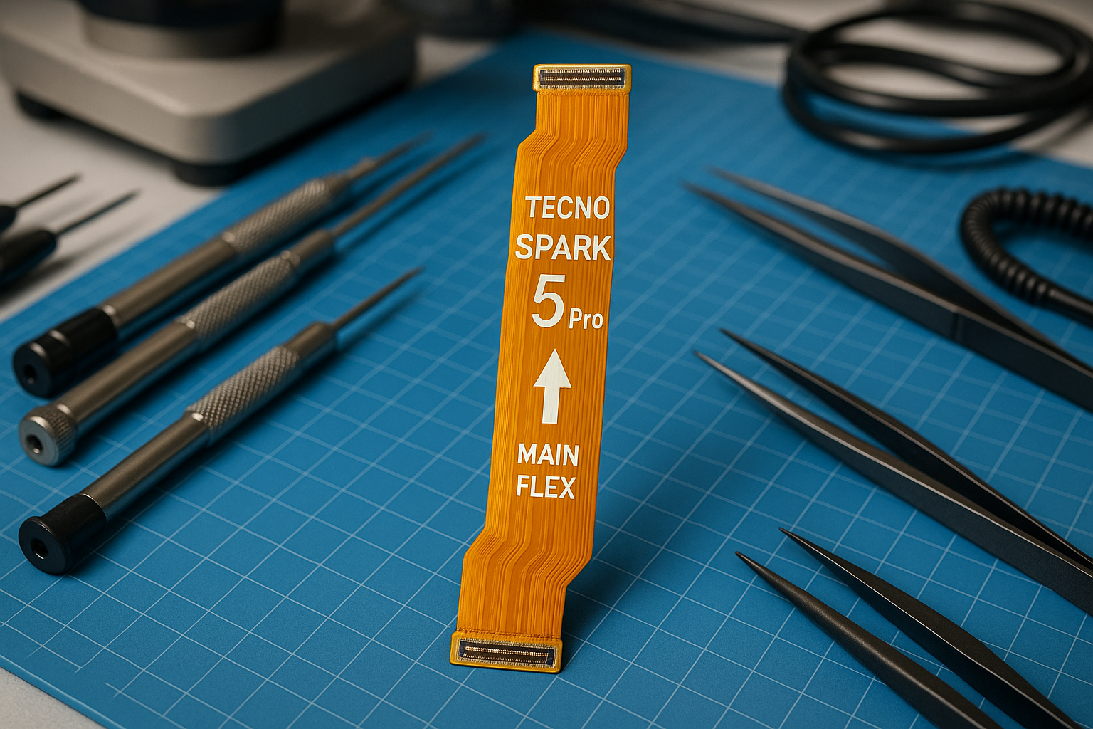 Tecno Spark 5 Pro Main Flex Cable - Workshop Setting