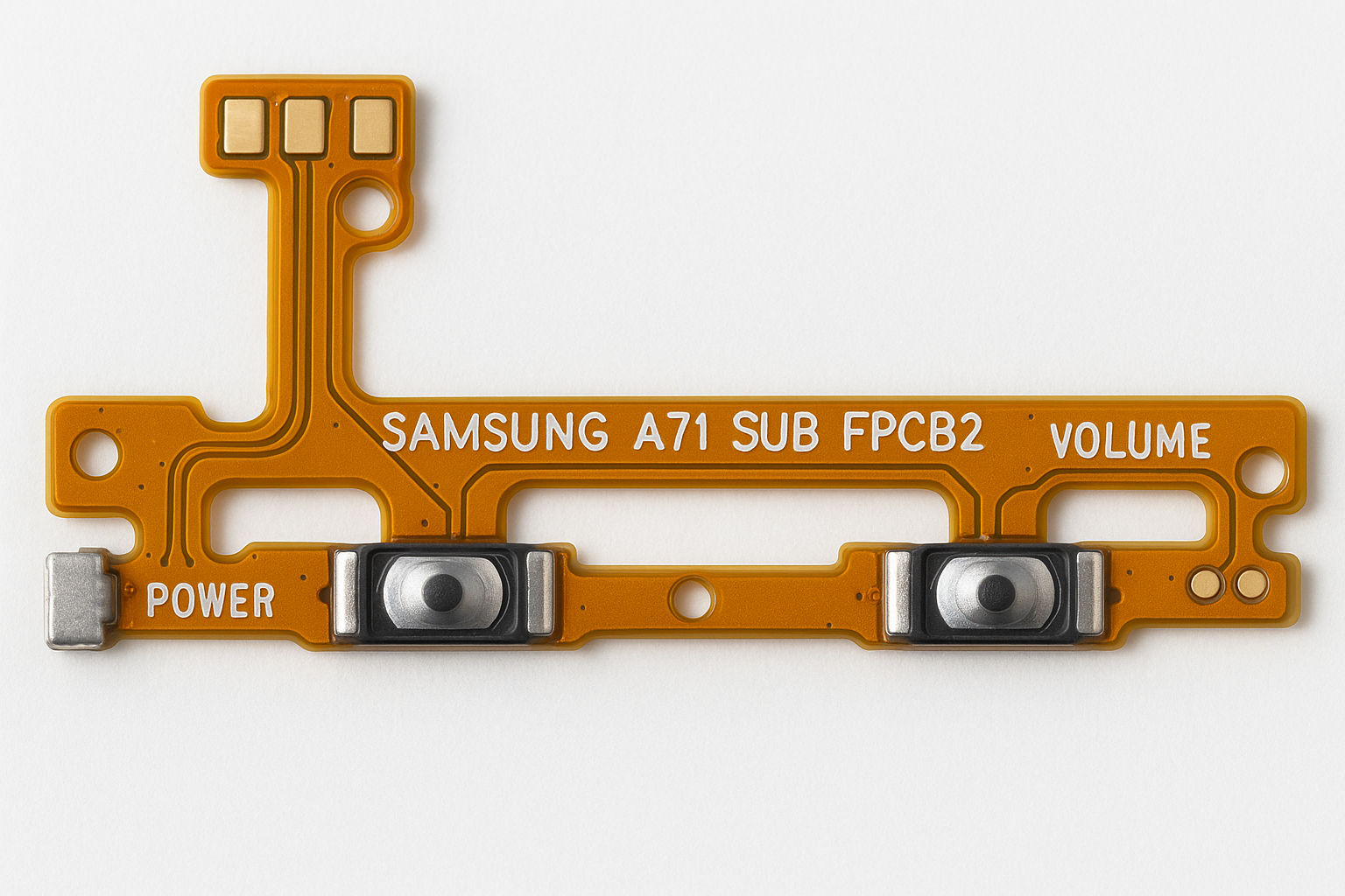 Samsung A71 Simple Power On/Off + Volume Flex Cable