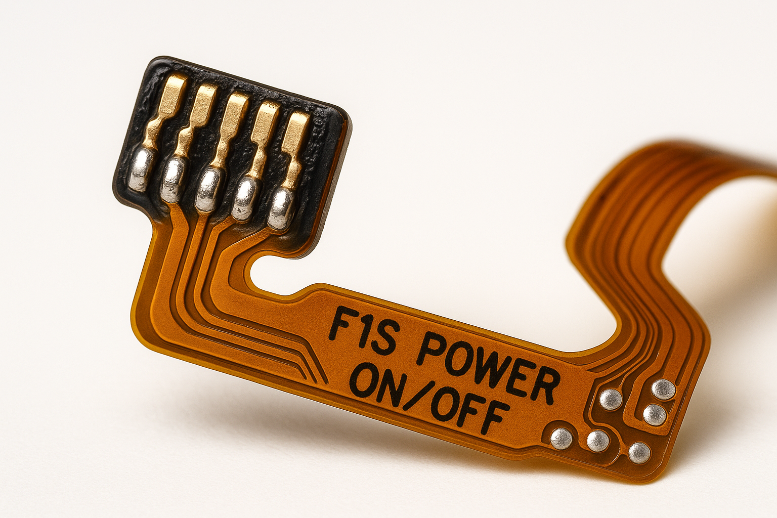 Oppo F1S Power Flex Cable - Connector Detail