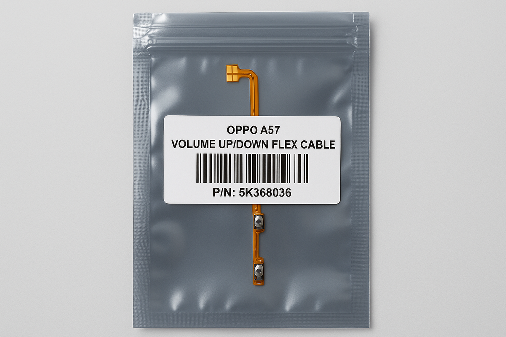 Oppo A57 Volume Flex Cable - Professional Packaging