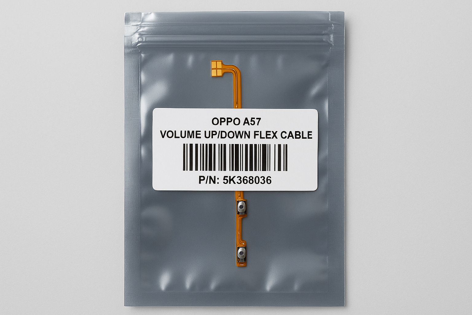 Oppo A57 Volume Flex Cable - Professional Packaging