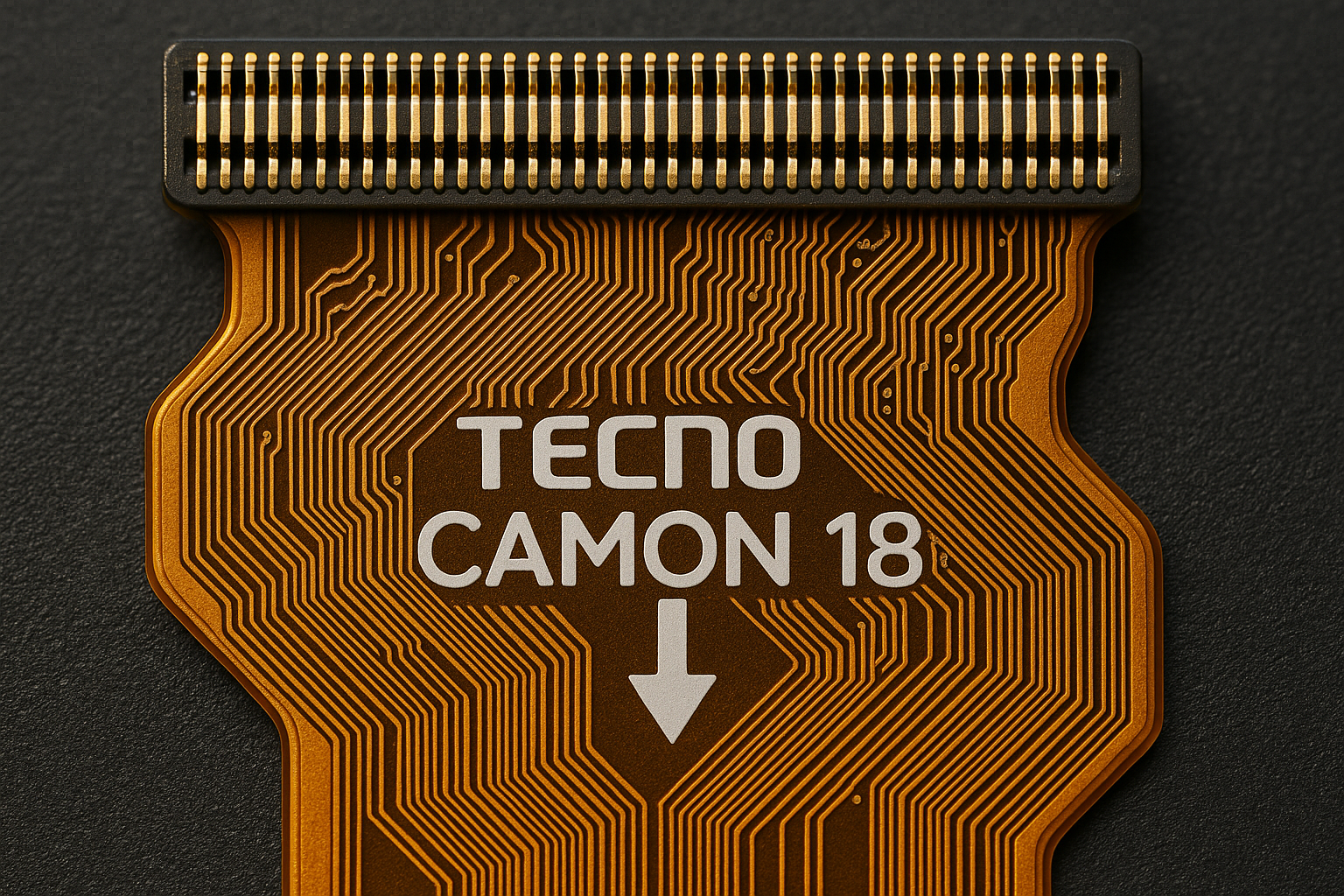 Tecno Camon 18 Main Flex Cable - Detailed Close-up