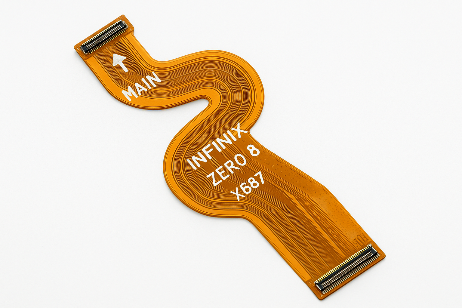 Infinix Zero 8 X687 Main Flex Cable Angled View