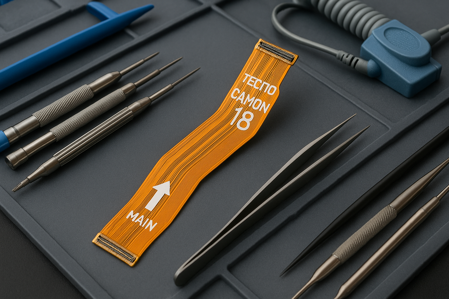 Tecno Camon 18 Main Flex Cable - Workshop Setting