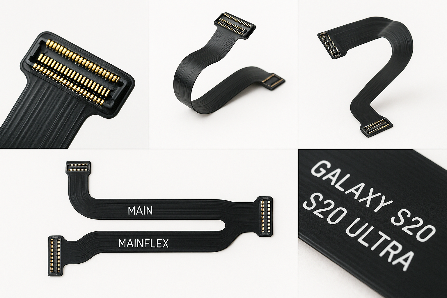 Samsung Galaxy S20 Ultra Flex Cable Detail Views