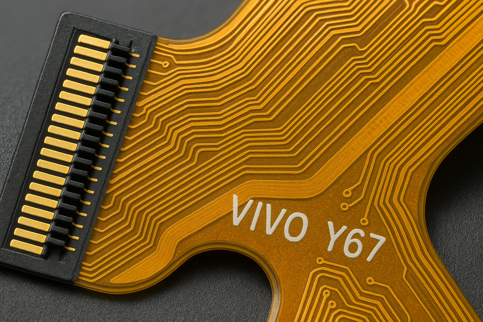 Vivo Y67 Main Flex Cable - Detailed Close-up