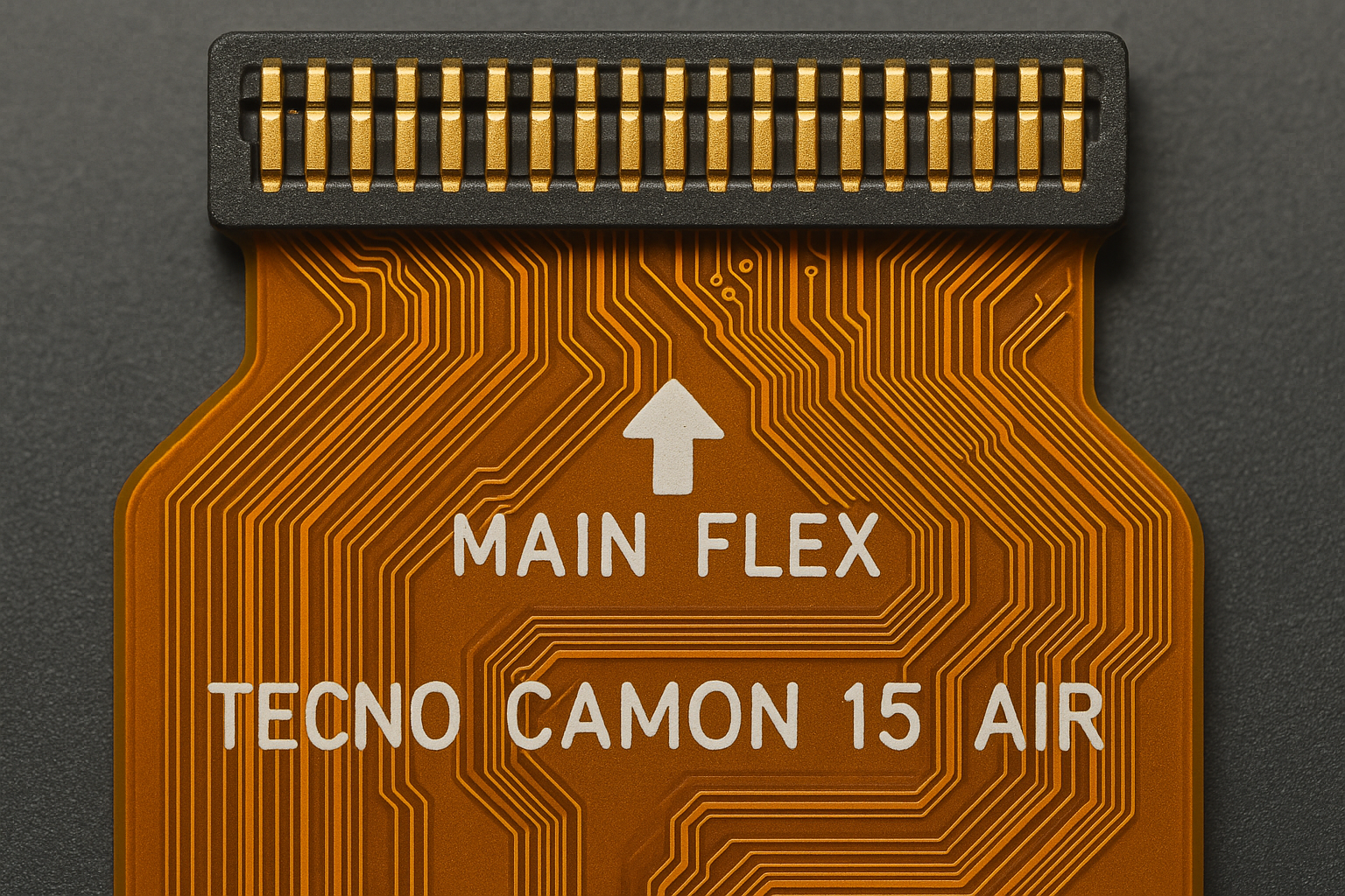 Tecno Camon 15 Air Main Flex Cable - Detailed Close-up